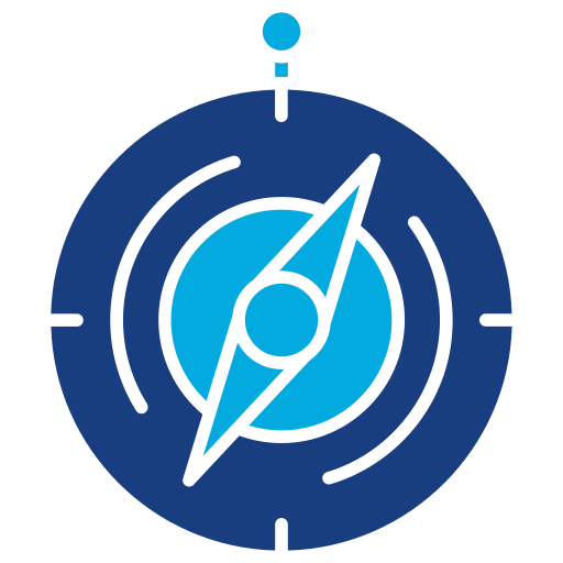 方位磁針 Generic Blue icon