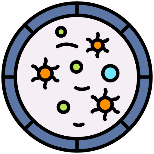 微生物学 Generic color lineal-color icon