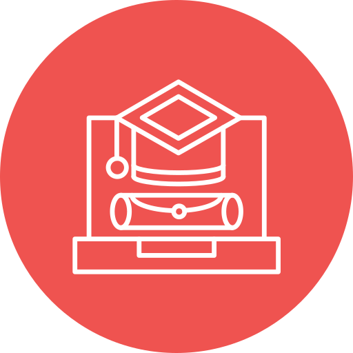 Online graduation Generic Flat icon