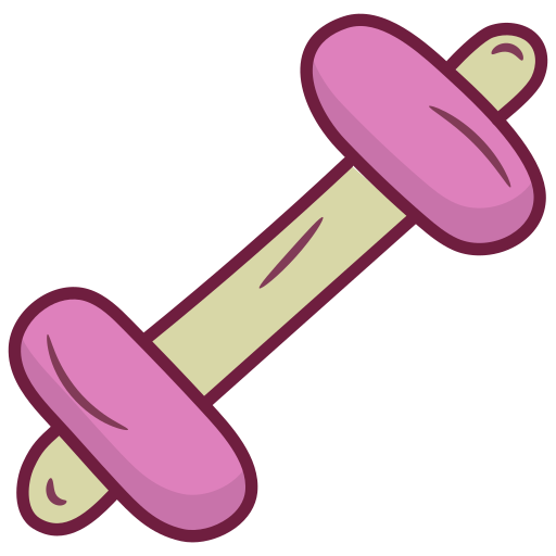 Barbell Generic Hand Drawn Color icon