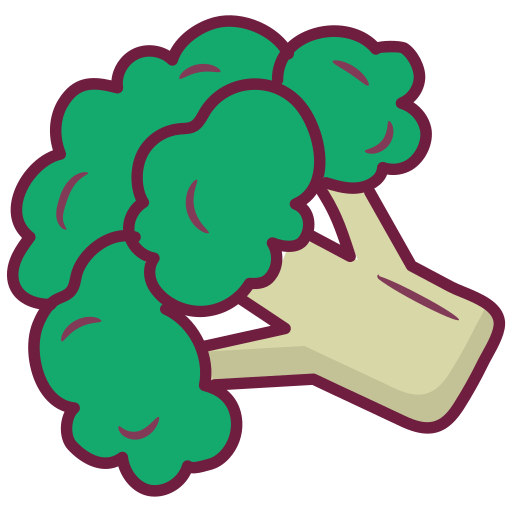 brócoli Generic Hand Drawn Color icono