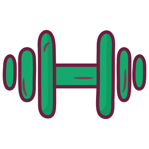 Dumbbell Generic Hand Drawn Color icon