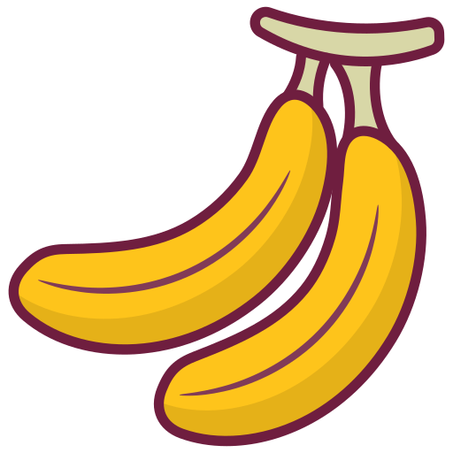 banana Generic Hand Drawn Color icona