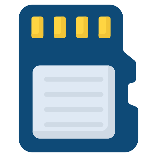 Mini sd card Generic Flat icon