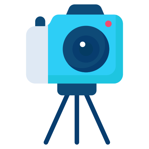 Camera tripod Generic Flat icon