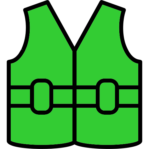Bulletproof Vest Generic Outline Color icon