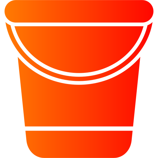 Water Bucket Generic Flat Gradient icon