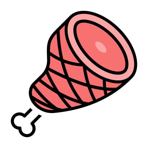 szynka Generic Outline Color ikona