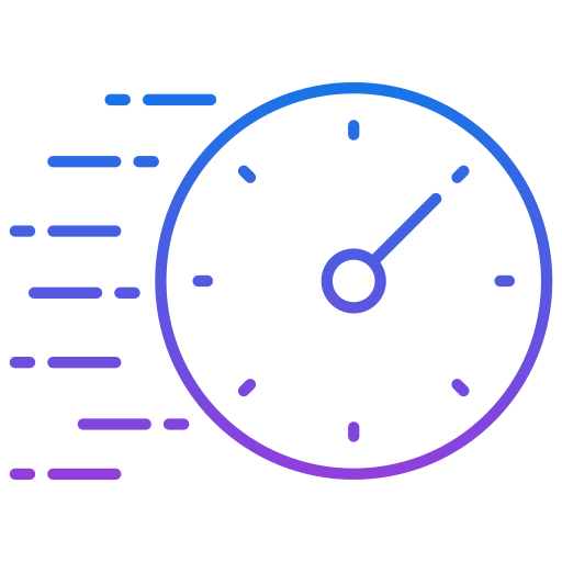 Fast time Generic Gradient icon