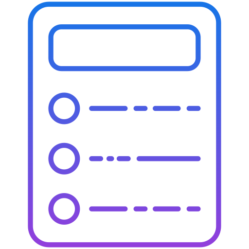 Daily planning Generic Gradient icon