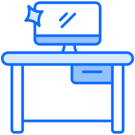 Desk Generic Blue icon