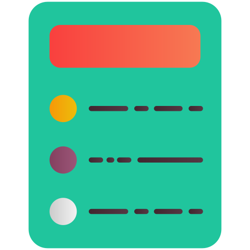 dagelijkse planning Generic Flat Gradient icoon