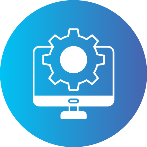 sistema de gerenciamento de conteúdo Generic Flat Gradient Ícone