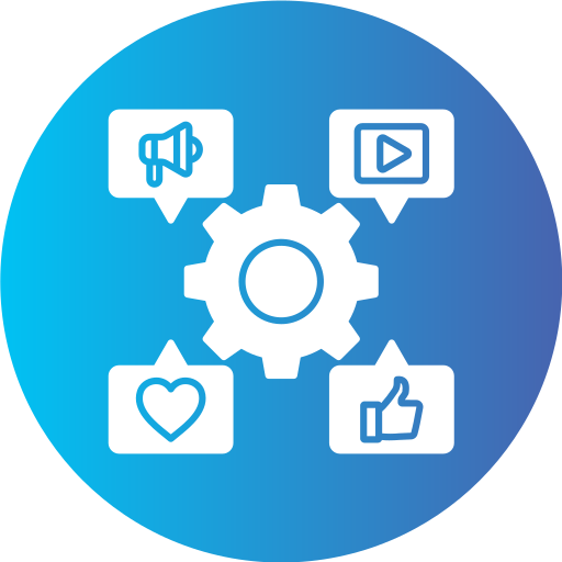 gestione dei contenuti Generic Flat Gradient icona