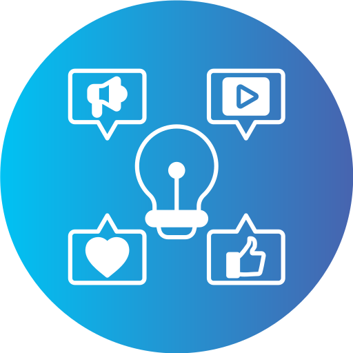 gestione dei contenuti Generic Flat Gradient icona