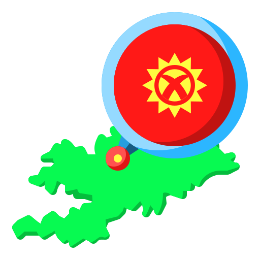 Kyrgyzstan Generic Flat icon