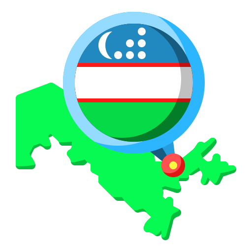 uzbekistan Generic Flat icona