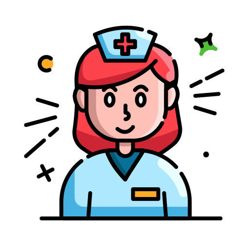 infermiera Generic Outline Color icona