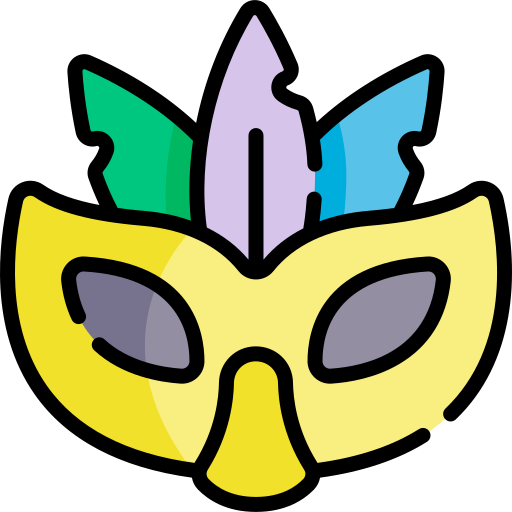 maske Kawaii Lineal color icon