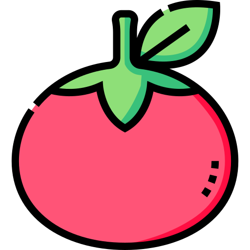 pomidor Detailed Straight Lineal color ikona