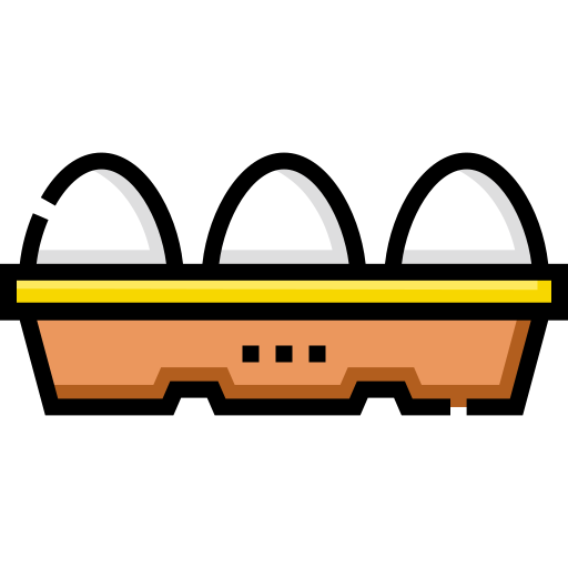 des œufs Detailed Straight Lineal color Icône