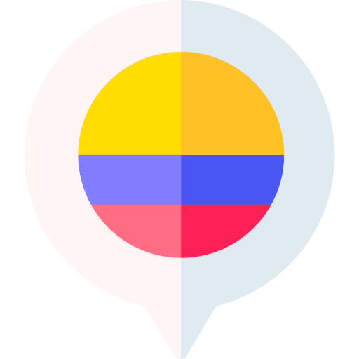 colombia Basic Rounded Flat icona