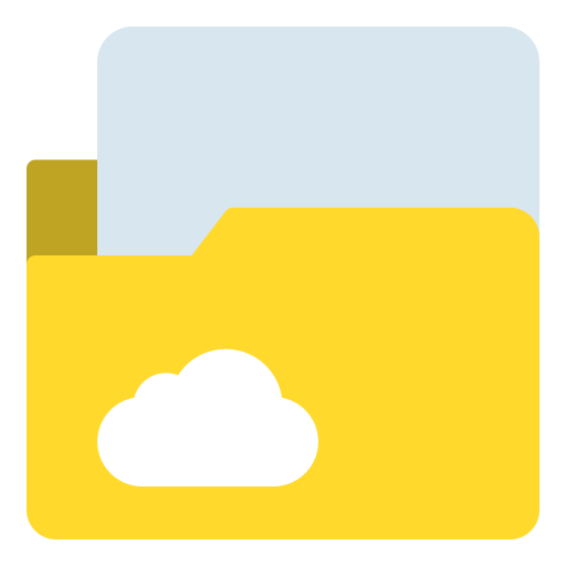 cartella nuvola Generic Flat icona