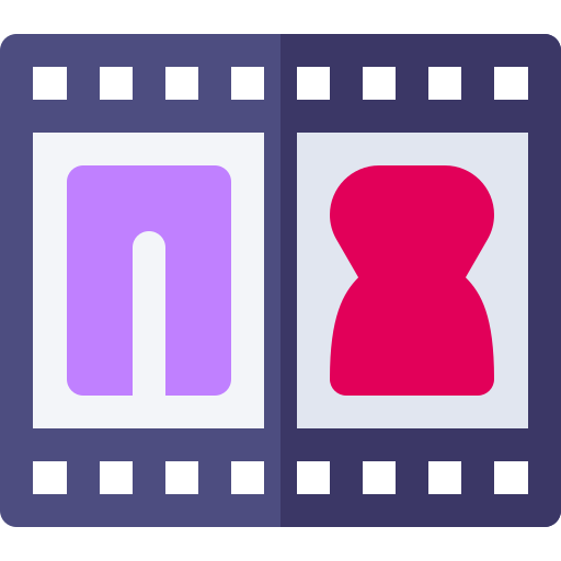 Video recording Basic Rounded Flat icon