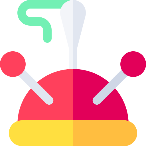 핀 쿠션 Basic Rounded Flat icon