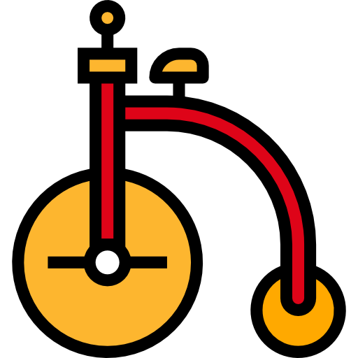 Bicycle mynamepong Lineal Color icon