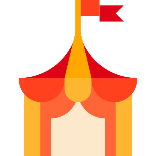 Circus mynamepong Flat icon