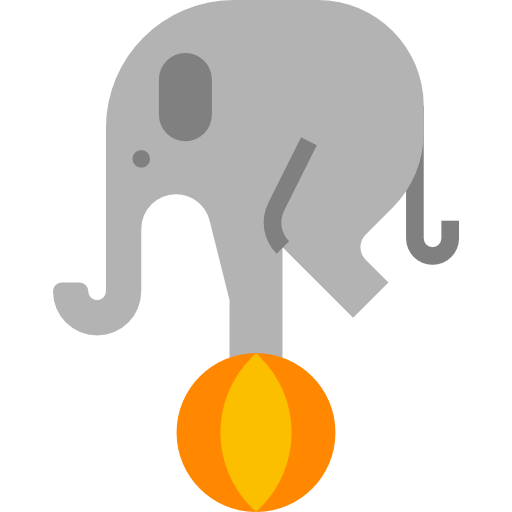 코끼리 mynamepong Flat icon