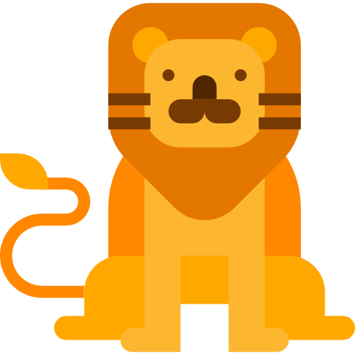 Lion mynamepong Flat icon