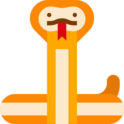 wąż mynamepong Flat ikona