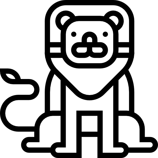 Лев mynamepong Lineal иконка