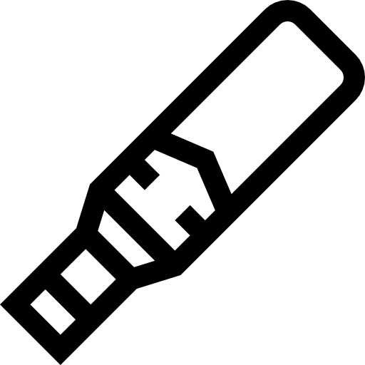 metal detector Basic Straight Lineal icona
