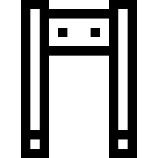 metaaldetector Basic Straight Lineal icoon
