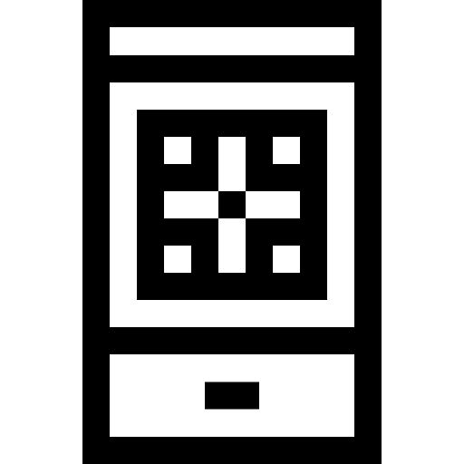 carta d'imbarco Basic Straight Lineal icona