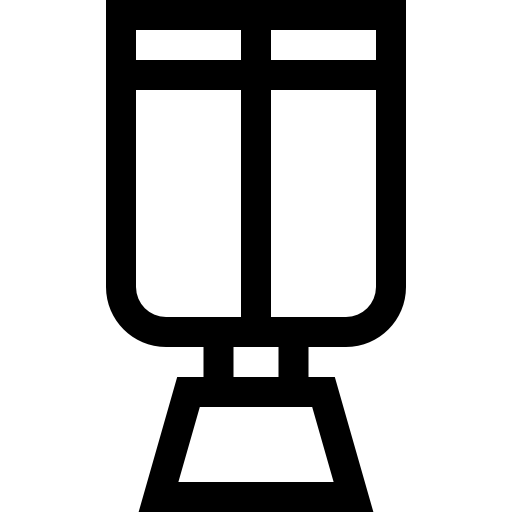 maska tlenowa Basic Straight Lineal ikona