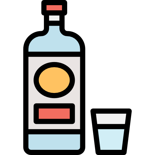 vodka mynamepong Lineal Color icona