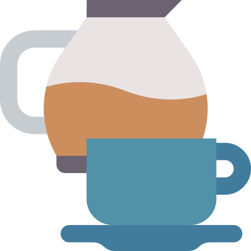 커피 mynamepong Flat icon