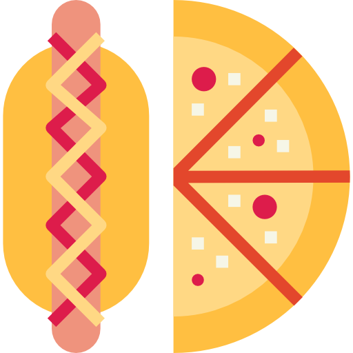 Junk food PongsakornRed Flat icon