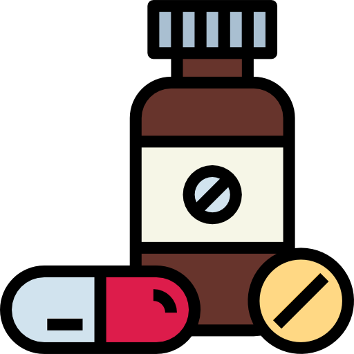 medicamentos PongsakornRed Lineal Color icono