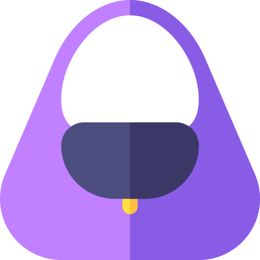 핸드백 Basic Rounded Flat icon