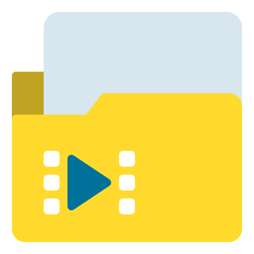 ビデオフォルダー Generic Flat icon