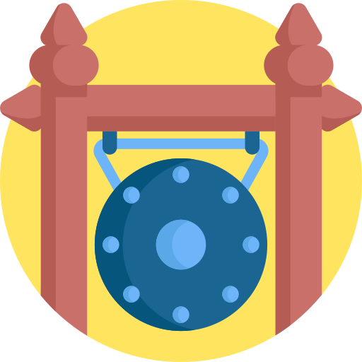 gong Detailed Flat Circular Flat icon
