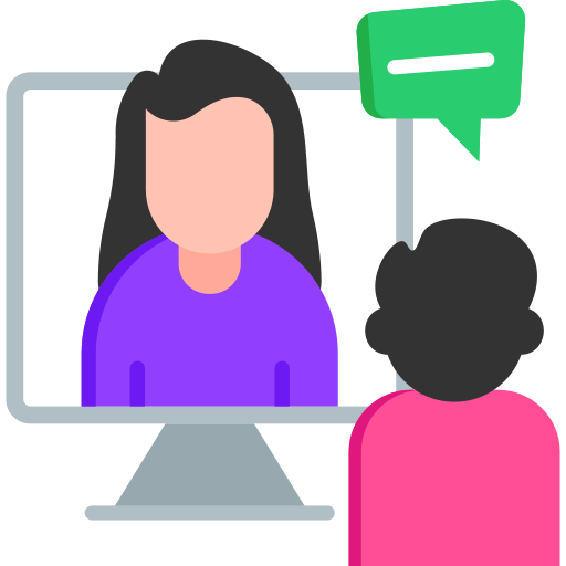 online-meeting SBTS2018 Flat icon