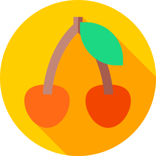 체리 Flat Circular Flat icon