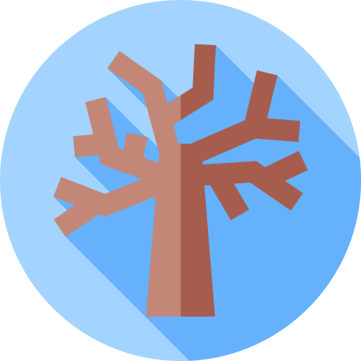 나무 Flat Circular Flat icon
