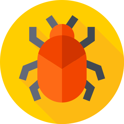 甲虫 Flat Circular Flat icon
